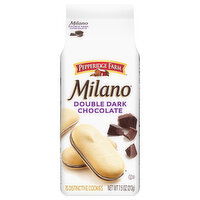 Pepperidge Farm Cookies, Distinctive, Double Dark Chocolate - 15 Each 