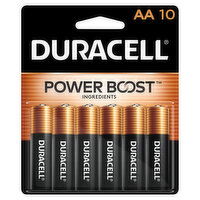 Duracell Batteries, Alkaline, AA, 1.5 V - 10 Each 