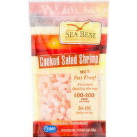 Sea Best Salad Shrimp, Cooked - 8 Ounce 