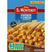 El Monterey Taquitos, Chicken & Cheese, Value Pack