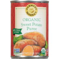 Farmer's Market Sweet Potato Puree, Organic - 15 Ounce 