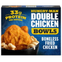 Hungry-Man Double Boneless Fried Chicken Bowls With White Cheddar Mac & Cheese Frozen Meal