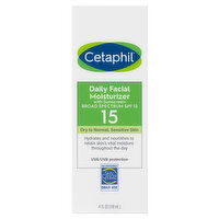 Cetaphil Facial Moisturizer, Daily, SPF 15 - 4 Fluid ounce 