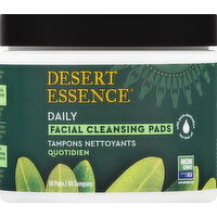 Desert Essence Facial Cleansing Pads, Daily - 50 Each 