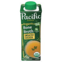 Pacific Foods Bone Broth, Unsalted Chicken, Organic