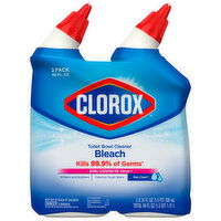 Clorox Toilet Bowl Cleaner, Bleach, 2 Pack - 2 Each 