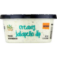 Fresh Cravings Dip, Creamy Jalapeno, Medium - 12 Ounce 