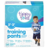 Tippy Toes Training Pants, 2T-3T, For Boys - 25 Each 