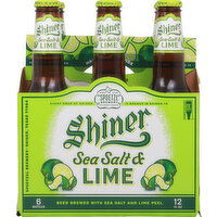 Shiner Beer, Sea Salt & Lime - 6 Each 