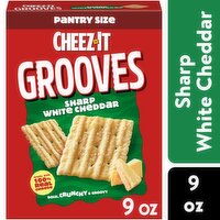 Cheez-It Crunchy Cheese Crackers, Sharp White Cheddar - 9 Ounce 