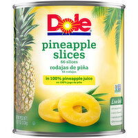 Dole Pineapple Slices in 100% Pineapple Juice - 6.68 Pound 