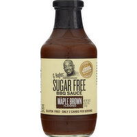 G Hughes Smokehouse BBQ Sauce, Sugar Free, Maple Brown Flavored - 18 Ounce 