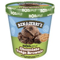 Ben & Jerry's Frozen Dessert, Non-Dairy, Chocolate Fudge Brownie