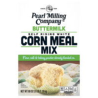 Pearl Milling Company Corn Meal Mix, Buttermilk, Self Rising, White