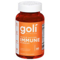 Goli Nutrition Immune, Triple Action, Gummies