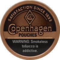 Copenhagen Smokeless Tobacco, Original, Pouches - 0.82 Ounce 