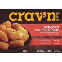 Crav'n Flavor Cheese Curds, Breaded - 8 Ounce 