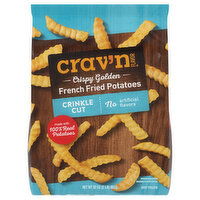 Crav'n Flavor French Fried Potatoes, Crispy Golden, Crinkle Cut