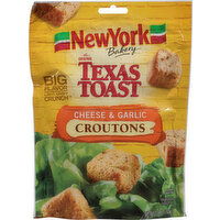 New York Croutons, Texas Toast, Cheese & Garlic - 5 Ounce 