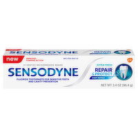 Sensodyne Toothpaste, Repair & Protect, Extra Fresh - 3.4 Ounce 