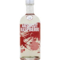 Absolut Vodka, Raspberry Flavored - 750 Millilitre 