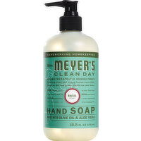 Mrs Meyers Hand Soap, Basil Scent - 12.5 Ounce 