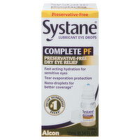 Systane Lubricant Eye Drops, Complete PF - 0.34 Fluid ounce 