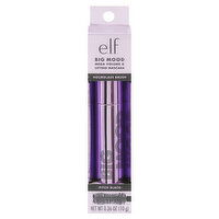 e.l.f. Mascara, Mega Volume & Lifting, Big Mood, Pitch Black - 0.36 Ounce 