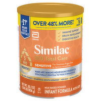 Abbott Infant Formula with Iron, 360 Total Care, Sensitive, Milk-Based Powder