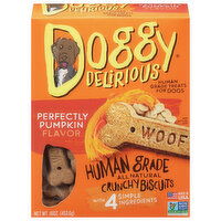 Doggy Delirious Treats for Dogs, Perfectly Pumpkin Flavor, Human Grade - 16 Ounce 