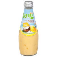 Kuii Coconut Milk Drink, with Nata de Coco, Mango Flavor