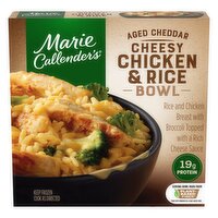 Marie Callender's Aged Cheddar Cheesy Chicken and Rice Bowl, Frozen Meal - 12 Ounce