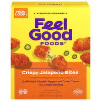 Feel Good Foods Jalapeno Bites, Crispy - 8 Ounce 