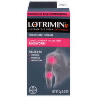 Lotrimin Treatment Cream, Antifungal, Ringworm - 0.42 Ounce 