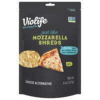 Violife Cheese Alternatives, Just Like Mozzarella Shreds - 8 Ounce 