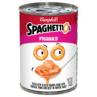 SpaghettiOs Pasta, Franks - 15.6 Ounce 