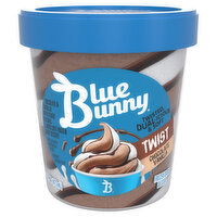 Blue Bunny Frozen Dairy Dessert, Chocolate Vanilla, Twist