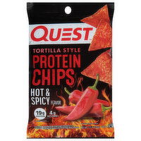 Quest Protein Chips, Hot & Spicy, Tortilla Style - 1.1 Ounce 