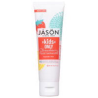 Jason Toothpaste, Strawberry, Fluoride Free, Kids Only - 4.2 Ounce 