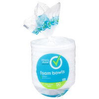 Simply Done Foam Bowls, 12 Ounce - 50 Each 