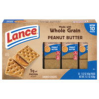 Lance Sandwich Crackers, Whole Grain, Peanut Butter, 10 Packs10 Packs - 10 Each 