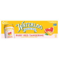 Waterloo Sparkling Water, Ruby Red Tangerine - 12 Each