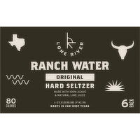 Ranch Water Hard Seltzer, Original, 6 Pack - 6 Each 