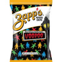 Zapp's Potato Chips, Voodoo, New Orleans Kettle Style - 4.75 Ounce 