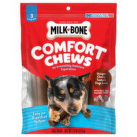 Milk-Bone Dog Treat, Comfort Chews, Beef - 3 Each 