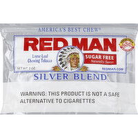 Red Man Chewing Tobacco, Sugar Free, Silver Blend, Loose Leaf - 3 Ounce 