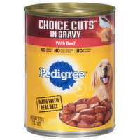 Pedigree Dog Food, with Beef, Choice Cuts in Gravy - 13.2 Ounce 