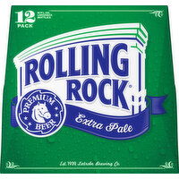 Rolling Rock Beer, Premium, Extra Pale, 12 Pack - 12 Each 