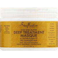 Shea Moisture Deep Treatment Masque, Raw Shea Butter - 12 Ounce 