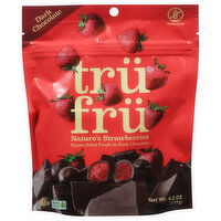 Tru Fru Nature's Strawberries, Dark Chocolate - 4.2 Ounce 